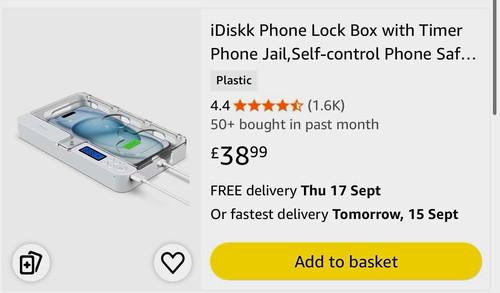 Idiskk large phone lock box - idiskk,