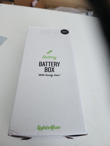 Outdoor white battery box - box, type
