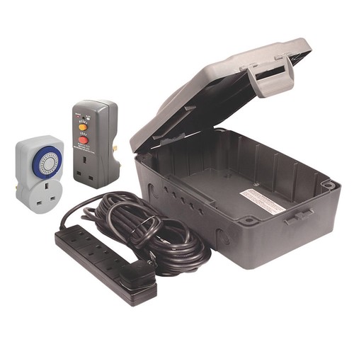 Extension lead box kit gang - extension, 4-gang