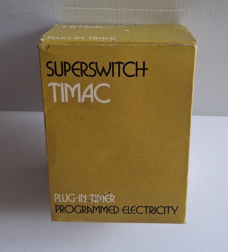Vintage timac plug timer - vintage,