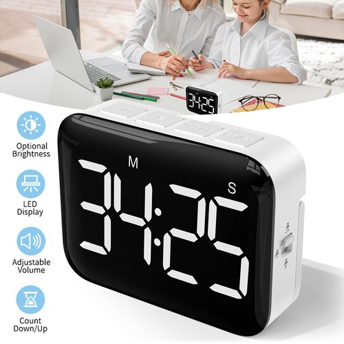 Magnetic digital kitchen timer - magnetic,