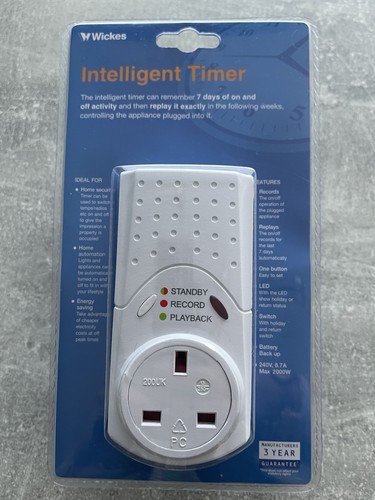 Wickes intelligent timer - wickes,