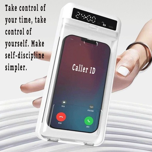 Transparent phone lock box - transparent,