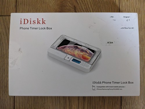Idiskk phone timer lock box - timer,