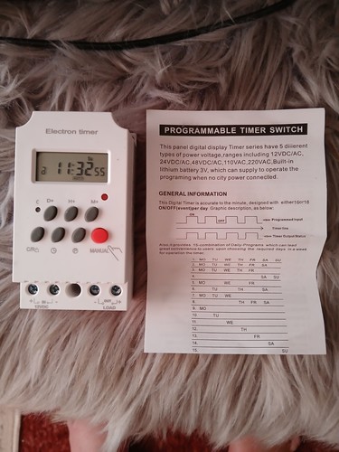 12vdc din rail lcd digital - din,