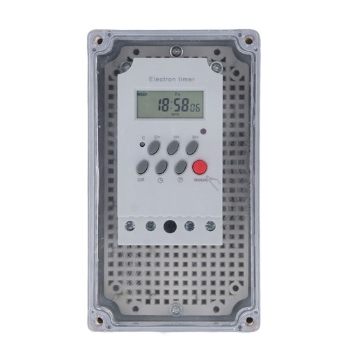 Pool pump timer manual button - manual,