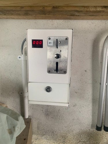 Coin timer control switch box