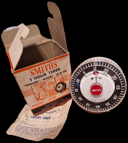 Vintage smiths hour timer - smiths, 5-hour