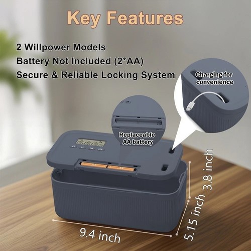 Smart lock box with timed - smart,
